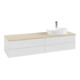 V&B Waschtischunterschrank ohne Frontstruktur -Beleuchtung Antao 160x50cm, HL, WBP botti., glo wh. Lac-1