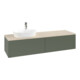 V&B Waschtischunterschrank ohne Frontstruktur -Beleuchtung Antao 160x50cm, HL, WBP botti., lea gre. m Lac-3