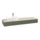V&B Waschtischunterschrank ohne Frontstruktur -Beleuchtung Antao 160x50cm, HL, WBP botti., lea gre. m Lac-3