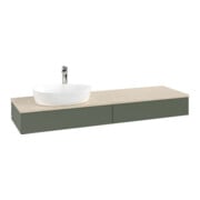 V&B Waschtischunterschrank ohne Frontstruktur -Beleuchtung Antao 160x50cm, HL, WBP botti., lea gre. m Lac-3