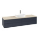 V&B Waschtischunterschrank ohne Frontstruktur -Beleuchtung Antao 160x50cm, HL, WBP botti., md bl. m Lac-1