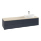 V&B Waschtischunterschrank ohne Frontstruktur -Beleuchtung Antao 160x50cm, HL, WBP botti., md bl. m Lac-3