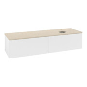 V&B Waschtischunterschrank ohne Frontstruktur -Beleuchtung Antao 160x50cm, HL, WBP botti., wh. m Lac-3