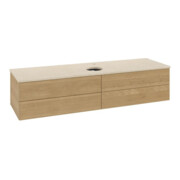 V&B Waschtischunterschrank ohne Frontstruktur -Beleuchtung Antao 160x50cm, HL, WBP-farbe botti., hon. Oa-3