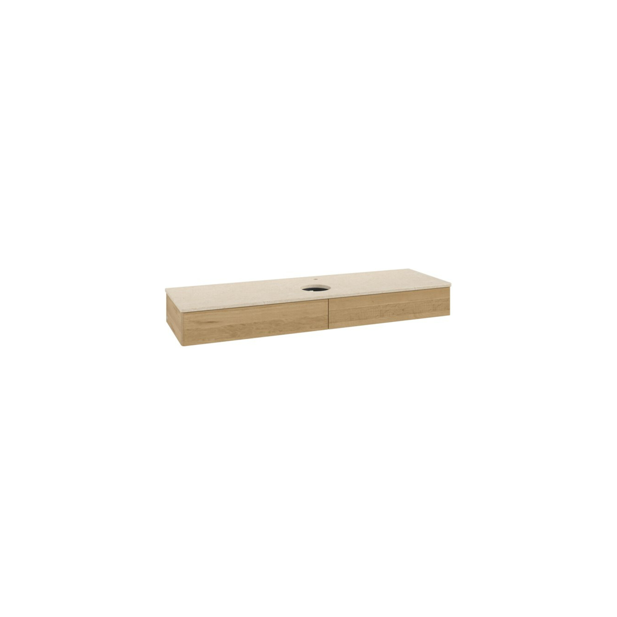 V&B Waschtischunterschrank ohne Frontstruktur -Beleuchtung Antao 160x50cm, HL, WBP-farbe botti., hon. Oa ; Villeroy & Boch