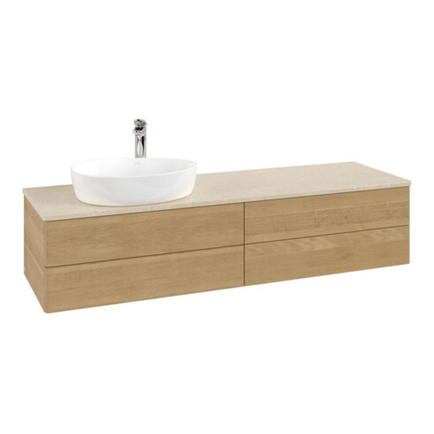 V&B Waschtischunterschrank ohne Frontstruktur -Beleuchtung Antao 160x50cm, HL, WBP-farbe botti., hon. Oa