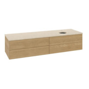 V&B Waschtischunterschrank ohne Frontstruktur -Beleuchtung Antao 160x50cm, HL, WBP-farbe botti., hon. oak