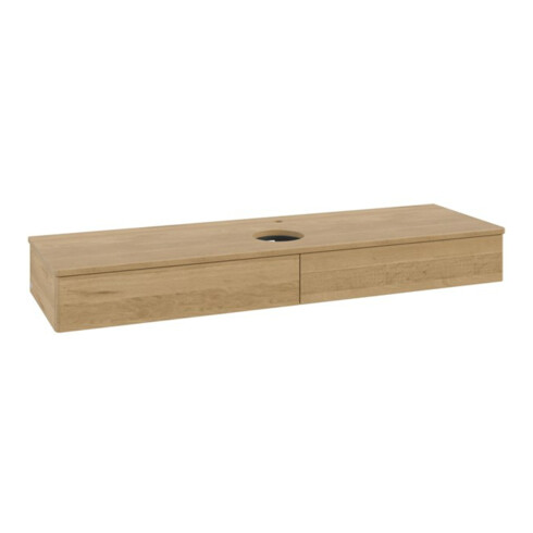 V&B Waschtischunterschrank ohne Frontstruktur -Beleuchtung Antao 160x50cm, HL, WBP-farbe hon. Oa, hon. Oa
