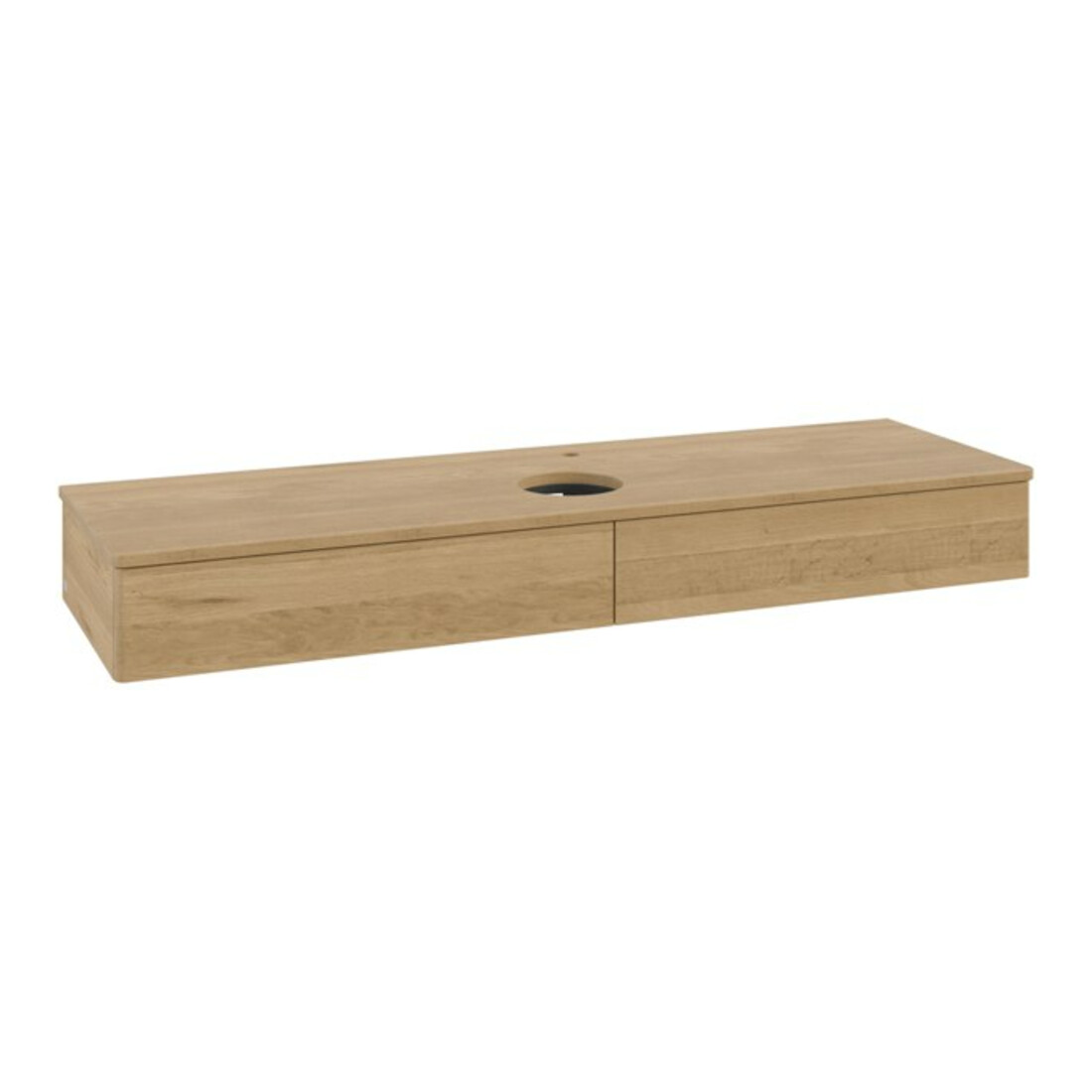 V&B Waschtischunterschrank ohne Frontstruktur -Beleuchtung Antao 160x50cm, HL, WBP-farbe hon. Oa, hon. Oa