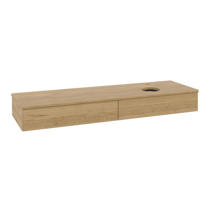 V&B Waschtischunterschrank ohne Frontstruktur -Beleuchtung Antao 160x50cm, HL, WBP-farbe hon. Oa, hon. Oa
