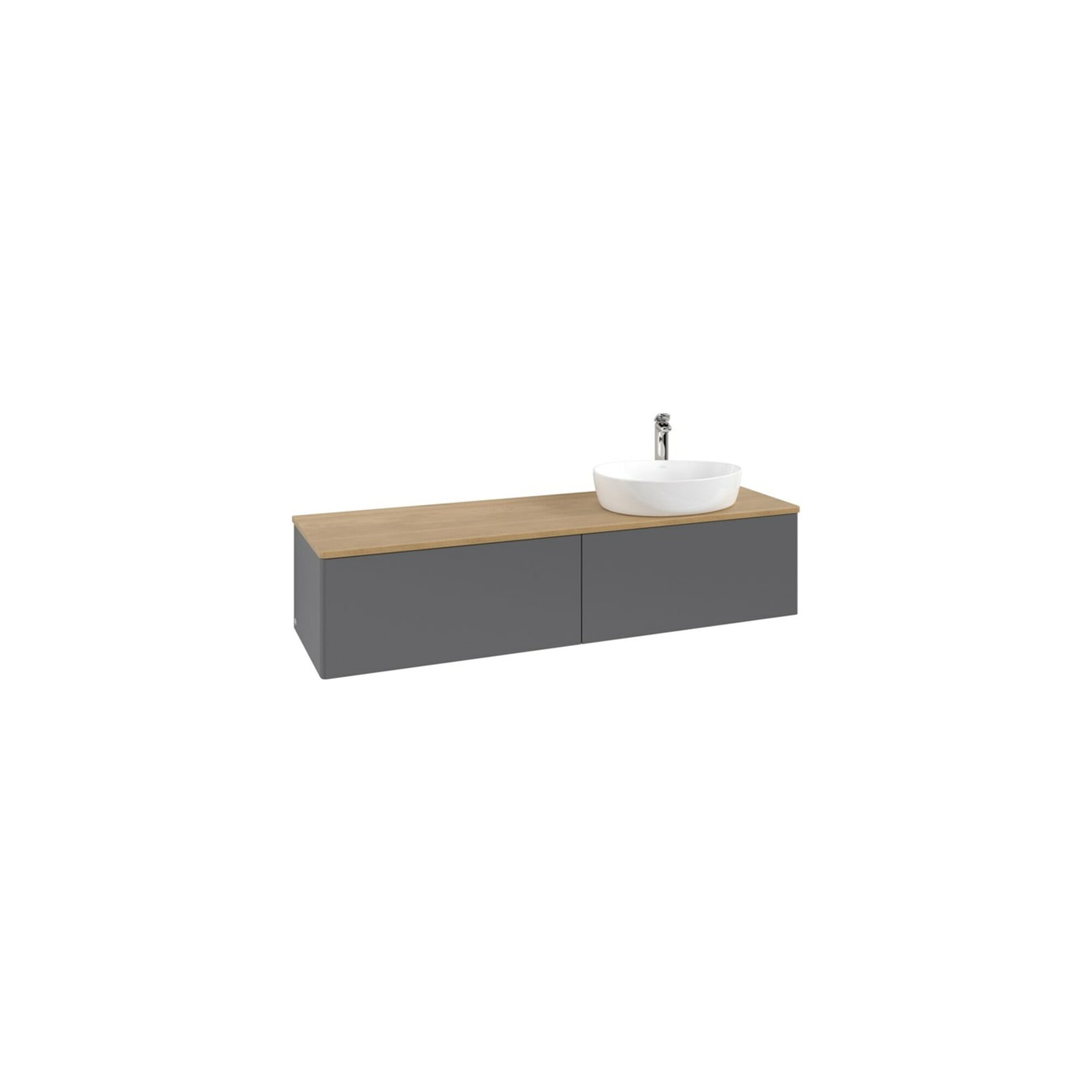 V&B Waschtischunterschrank ohne Frontstruktur -Beleuchtung Antao 160x50cm, HL, WBP hon. Oa, A m Lac ; Villeroy & Boch