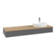 V&B Waschtischunterschrank ohne Frontstruktur -Beleuchtung Antao 160x50cm, HL, WBP hon. Oa, A m Lac-1