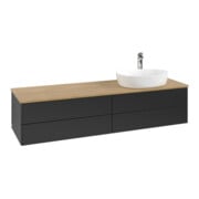 V&B Waschtischunterschrank ohne Frontstruktur -Beleuchtung Antao 160x50cm, HL, WBP hon. Oa, bla m Lac-3