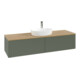 V&B Waschtischunterschrank ohne Frontstruktur -Beleuchtung Antao 160x50cm, HL, WBP hon. Oa, le gre. m Lac-1
