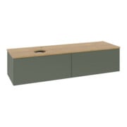 V&B Waschtischunterschrank ohne Frontstruktur -Beleuchtung Antao 160x50cm, HL, WBP hon. Oa, le gre. m Lac-3