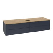V&B Waschtischunterschrank ohne Frontstruktur -Beleuchtung Antao 160x50cm, HL, WBP hon. Oa, md bl. m Lac-3