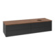 V&B Waschtischunterschrank ohne Frontstruktur -Beleuchtung Antao 160x50cm, HL, WBP w. wal, bla m Lac-3