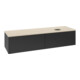 V&B Waschtischunterschrank ohne Frontstruktur -Beleuchtung Antao 160x50cm, WBP-farbe botti., bla m Lac-3