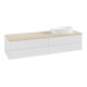 V&B Waschtischunterschrank ohne Frontstruktur -Beleuchtung Antao 160x50cm, WBP-farbe botti., glo wh. Lac-1