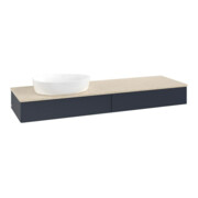 V&B Waschtischunterschrank ohne Frontstruktur -Beleuchtung Antao 160x50cm, WBP-farbe botti., md bl. m Lac-3