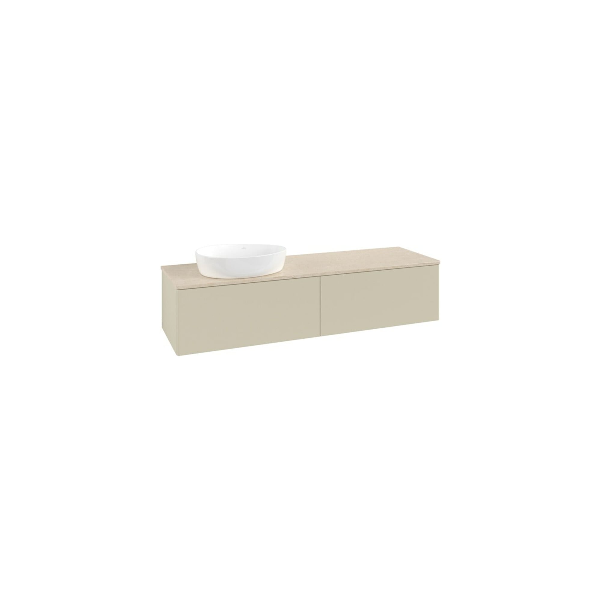 V&B Waschtischunterschrank ohne Frontstruktur -Beleuchtung Antao 160x50cm, WBP-farbe botti., si Gr m Lac ; Villeroy & Boch