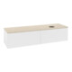 V&B Waschtischunterschrank ohne Frontstruktur -Beleuchtung Antao 160x50cm, WBP-farbe botti., wh. m Lac-3
