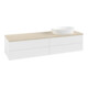 V&B Waschtischunterschrank ohne Frontstruktur -Beleuchtung Antao 160x50cm, WBP-farbe botti., wh. m Lac-1