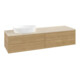 V&B Waschtischunterschrank ohne Frontstruktur -Beleuchtung Antao 160x50cm, WBP-farbe botticino, honey oak-1
