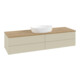 V&B Waschtischunterschrank ohne Frontstruktur -Beleuchtung Antao 160x50cm, WBP-farbe hon. Oa, si Gr m Lac-3