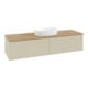 V&B Waschtischunterschrank ohne Frontstruktur -Beleuchtung Antao 160x50cm, WBP-farbe hon. Oa, si Gr m Lac-1