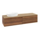 V&B Waschtischunterschrank ohne Frontstruktur -Beleuchtung Antao 160x50cm, WBP-farbe hon. Oa, warm walnut-3