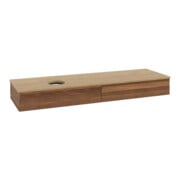 V&B Waschtischunterschrank ohne Frontstruktur -Beleuchtung Antao 160x50cm, WBP-farbe hon. Oa, warm walnut-3