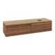 V&B Waschtischunterschrank ohne Frontstruktur -Beleuchtung Antao 160x50cm, WBP-farbe hon. Oa, warm walnut-3