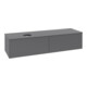 V&B Waschtischunterschrank ohne Frontstruktur -Beleuchtung Antao 160x50cm, WBP-farbe Lac, Anthrac. m Lac-3