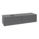 V&B Waschtischunterschrank ohne Frontstruktur -Beleuchtung Antao 160x50cm, WBP-farbe Lac, Anthrac. m Lac-1