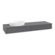 V&B Waschtischunterschrank ohne Frontstruktur -Beleuchtung Antao 160x50cm, WBP-farbe Lac, Anthrac. m Lac-3