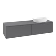 V&B Waschtischunterschrank ohne Frontstruktur -Beleuchtung Antao 160x50cm, WBP-farbe Lac, Anthrac. m Lac-3