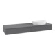 V&B Waschtischunterschrank ohne Frontstruktur -Beleuchtung Antao 160x50cm, WBP-farbe Lac, Anthrac. m Lac-4