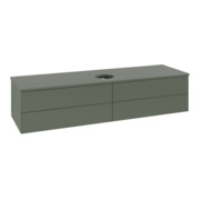 V&B Waschtischunterschrank ohne Frontstruktur -Beleuchtung Antao 160x50cm, WBP-farbe Lac, lea gre. m Lac-3