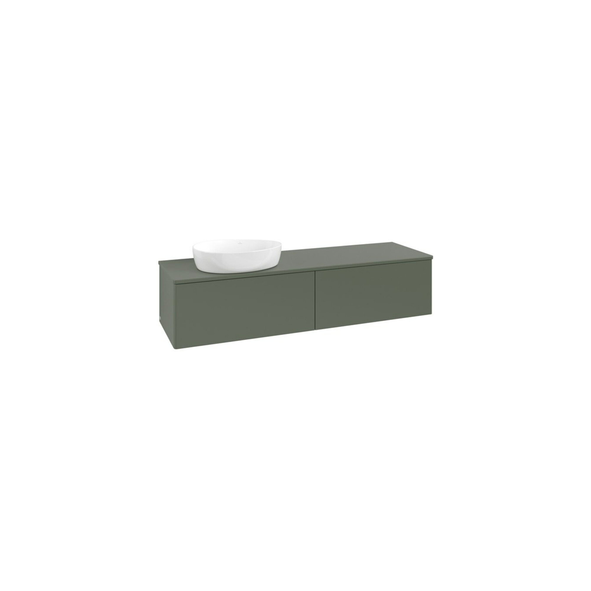 V&B Waschtischunterschrank ohne Frontstruktur -Beleuchtung Antao 160x50cm, WBP-farbe Lac, lea gre. m Lac ; Villeroy & Boch