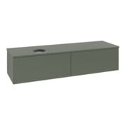 V&B Waschtischunterschrank ohne Frontstruktur -Beleuchtung Antao 160x50cm, WBP-farbe Lac, lea gre. m Lac-3