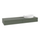 V&B Waschtischunterschrank ohne Frontstruktur -Beleuchtung Antao 160x50cm, WBP-farbe Lac, lea gre. m Lac-1