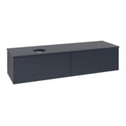 V&B Waschtischunterschrank ohne Frontstruktur -Beleuchtung Antao 160x50cm, WBP-farbe Lac, md bl. m Lac-3