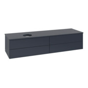V&B Waschtischunterschrank ohne Frontstruktur -Beleuchtung Antao 160x50cm, WBP-farbe Lac, md bl. m Lac