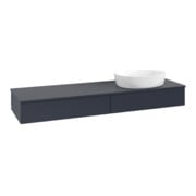V&B Waschtischunterschrank ohne Frontstruktur -Beleuchtung Antao 160x50cm, WBP-farbe Lac, md bl. m Lac