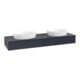 V&B Waschtischunterschrank ohne Frontstruktur -Beleuchtung Antao 160x50cm, WBP-farbe Lac, md bl. m Lac-4