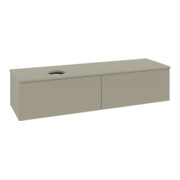 V&B Waschtischunterschrank ohne Frontstruktur -Beleuchtung Antao 160x50cm, WBP-farbe Lac, st. Gr m Lac