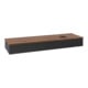 V&B Waschtischunterschrank ohne Frontstruktur -Beleuchtung Antao 160x50cm, WBP-farbe w. wal, bla m Lac-4