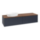 V&B Waschtischunterschrank ohne Frontstruktur -Beleuchtung Antao 160x50cm, WBP-farbe w. wal, md bl. m Lac-3