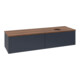 V&B Waschtischunterschrank ohne Frontstruktur -Beleuchtung Antao 160x50cm, WBP-farbe w. wal, md bl. m Lac-3